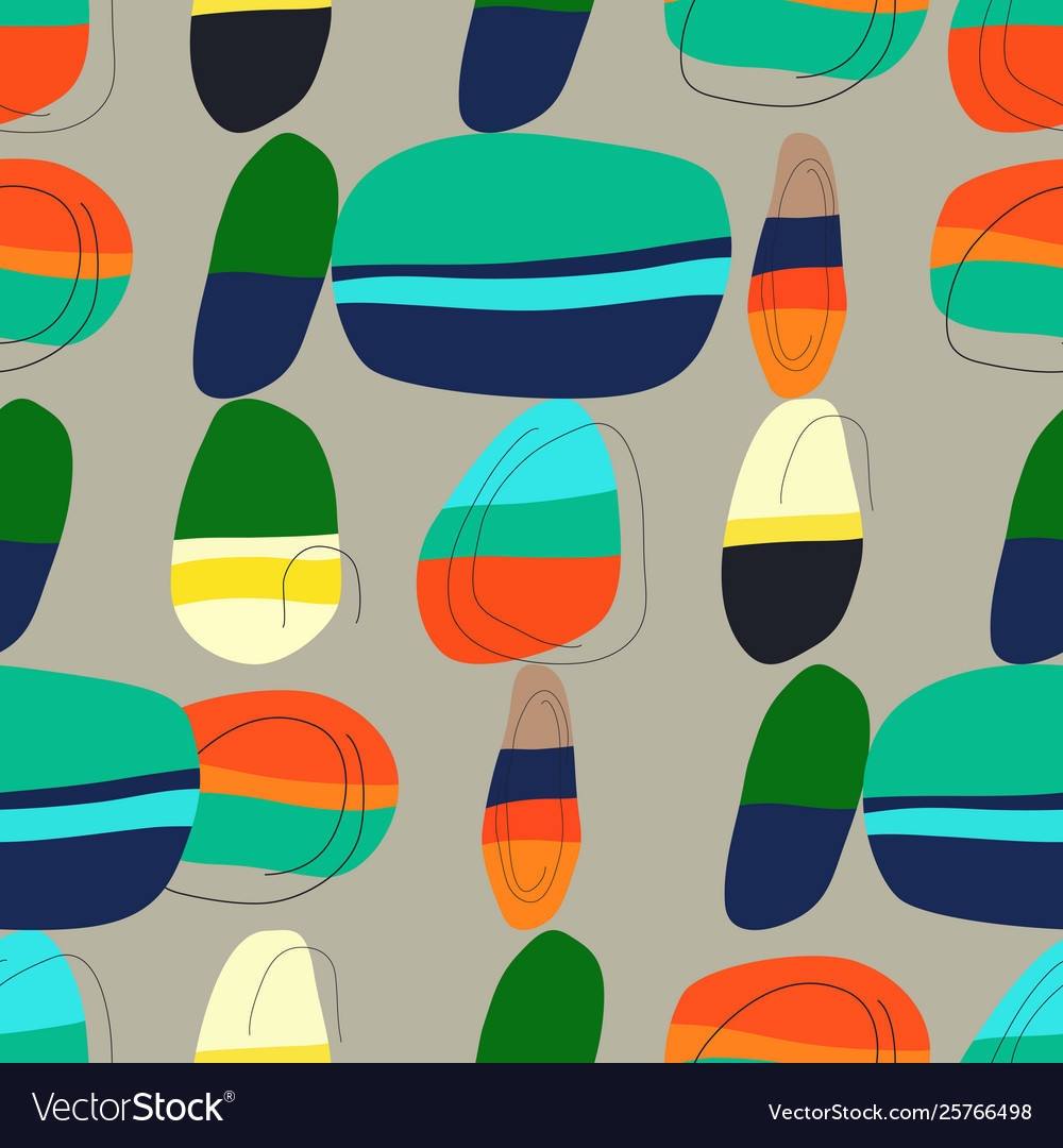 Seamless pattern background with abstract vector image Seamless pattern background with abstract