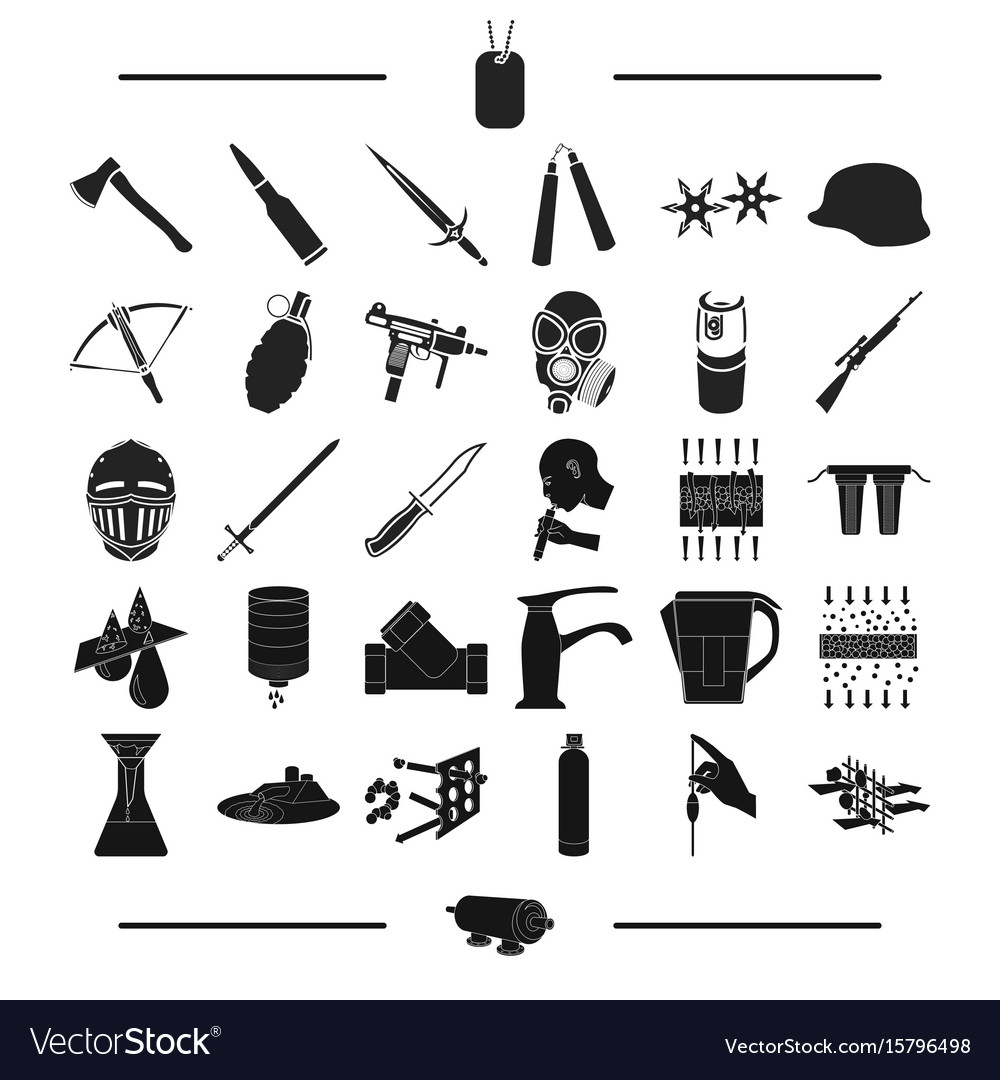 Weapon Icons - Military & Tactical