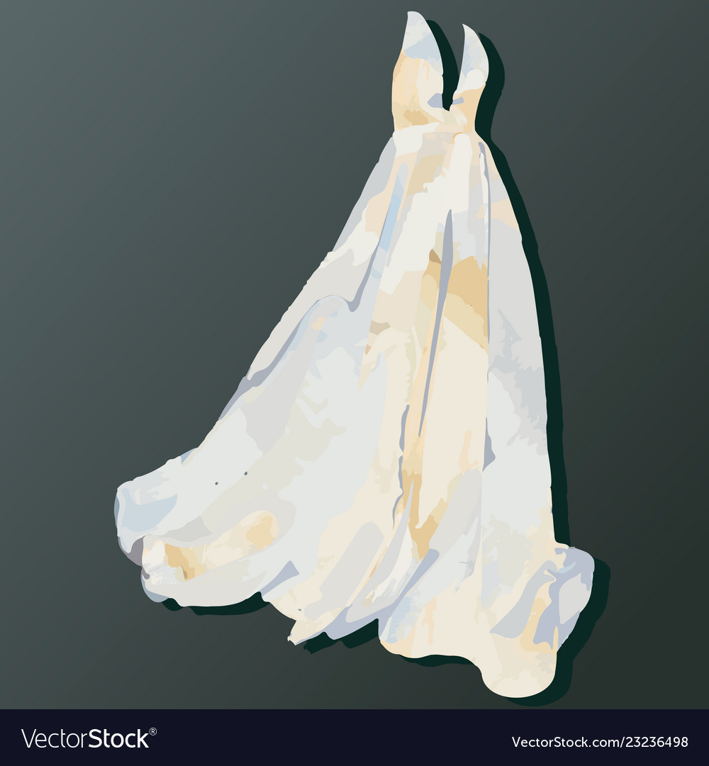Wedding Dress Watercolor 2 Royalty Free Vector Image