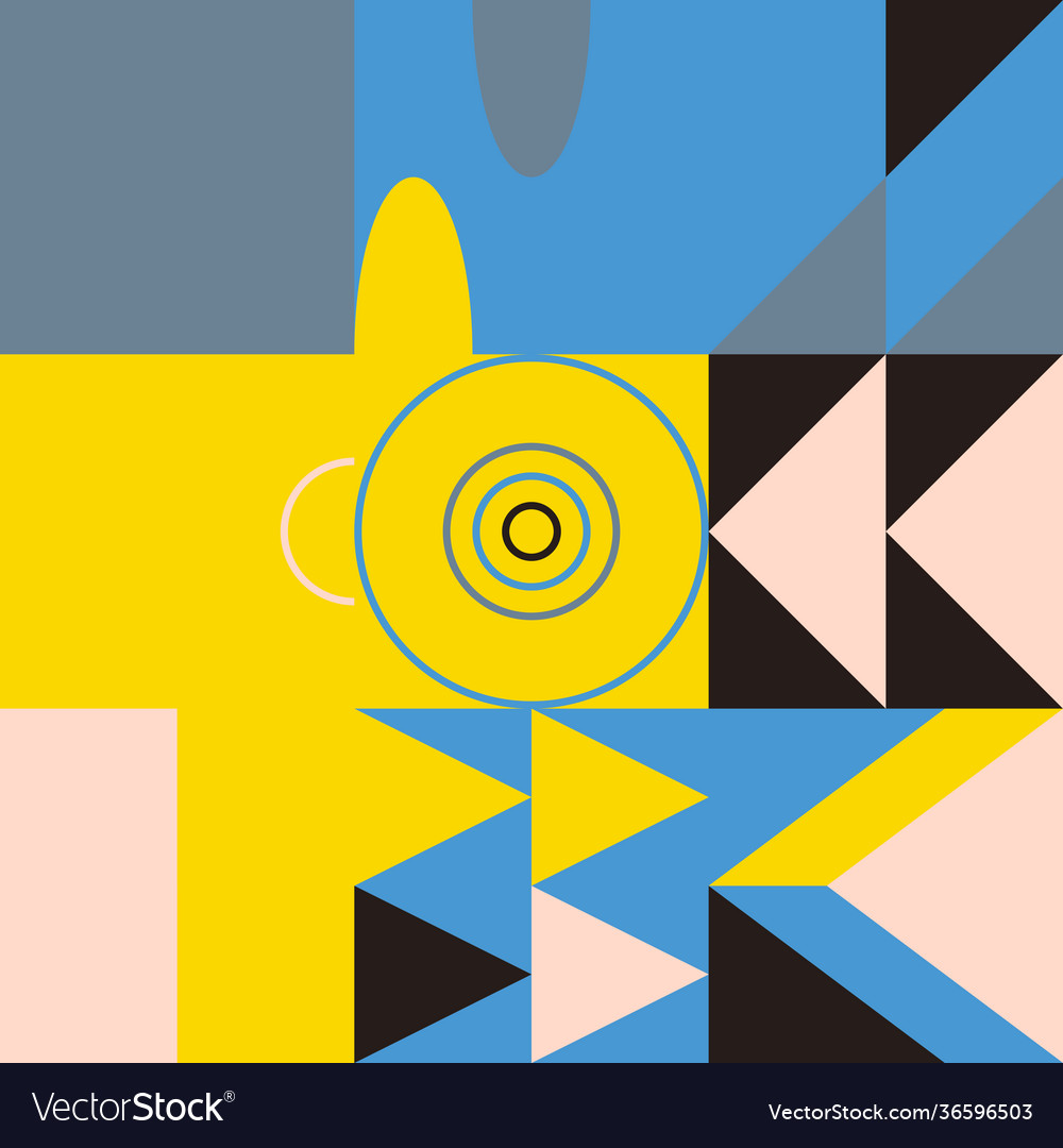 Abstract repetitive pattern design vector image Abstract repetitive pattern design