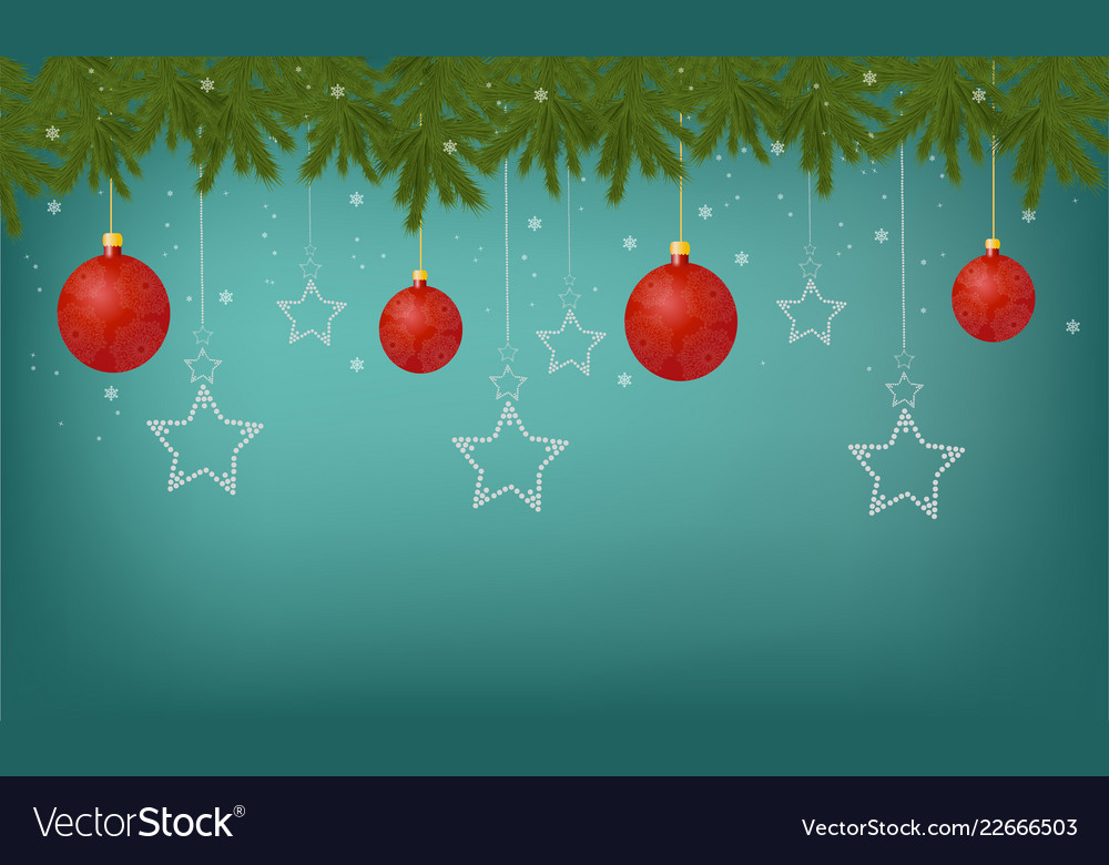 Beautiful festive greeting card with decorations