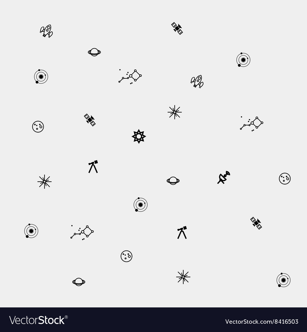 Geometrisch einfache minimale Muster Raum Objekte