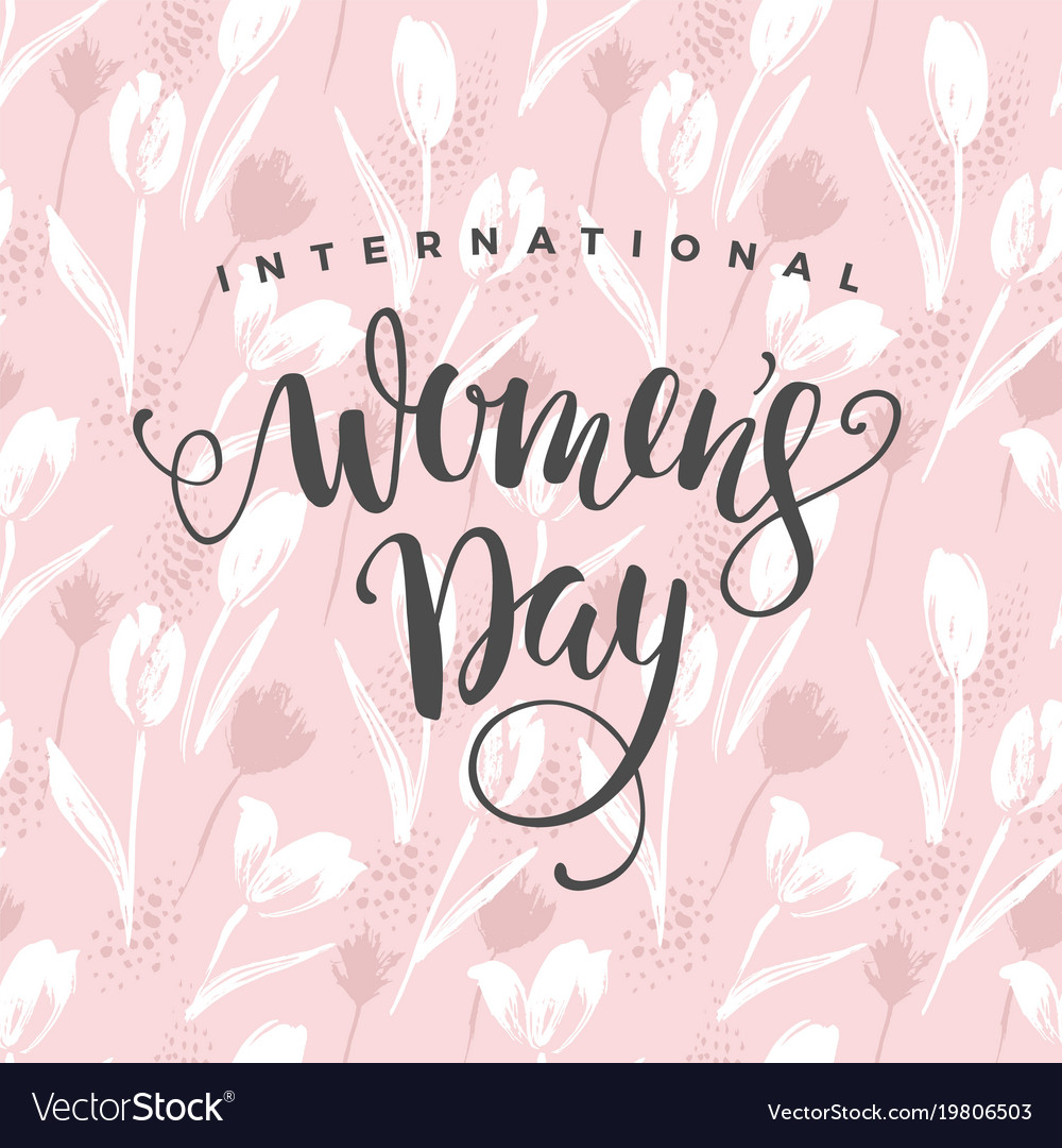 International women s day template