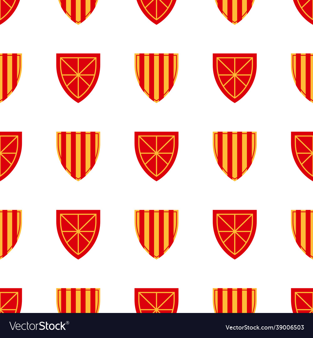 Shield pattern repeat seamless medieval Vector Image Shield pattern repeat seamless medieval