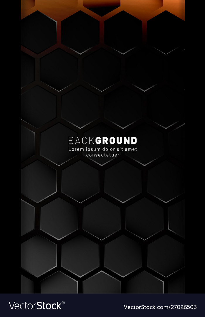 Vertical hexagon background gradient color light Vector Image Vertical hexagon background gradient color light