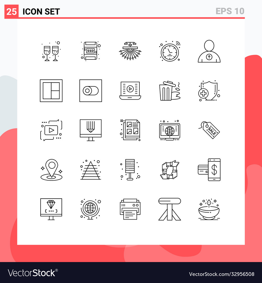 25 universal lines set for web and mobile