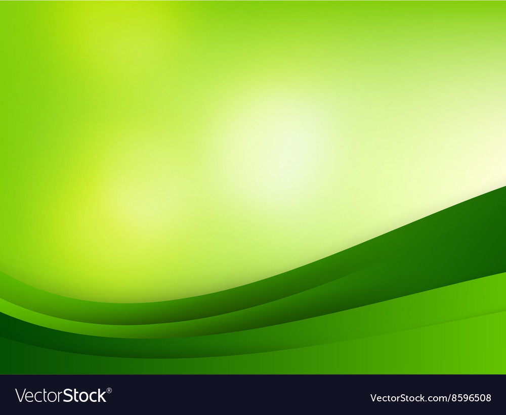 Abstract background green curve and lated element