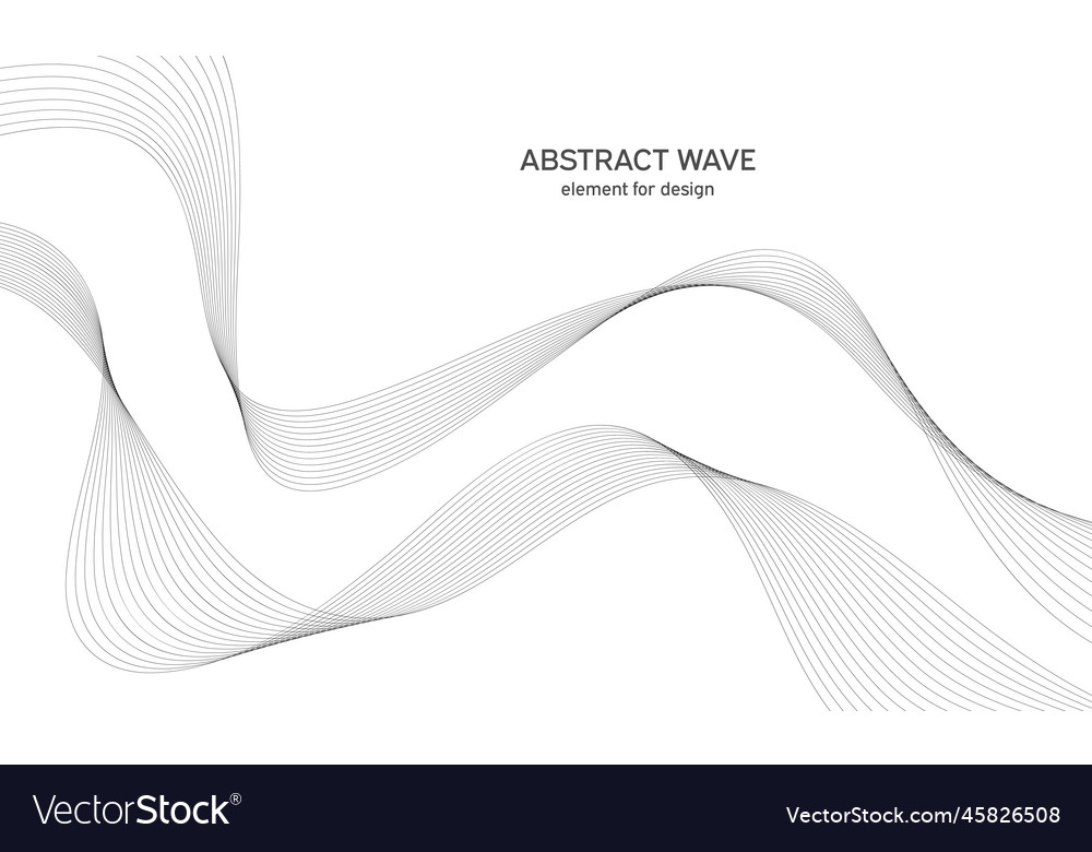 Abstract wave element for design digital vector image Abstract wave element for design digital