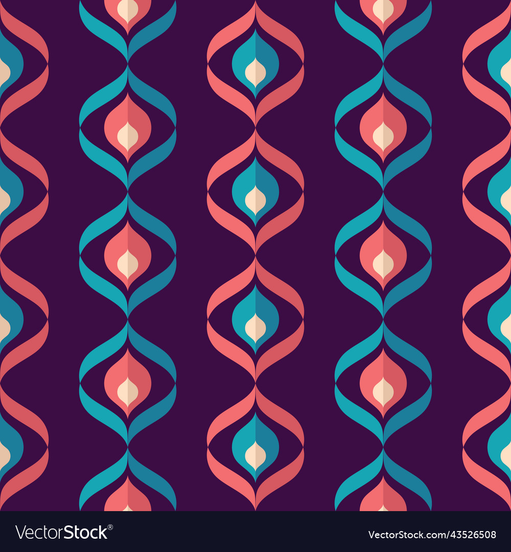 Background mid-century modern art abstract vector image Background mid-century modern art abstract