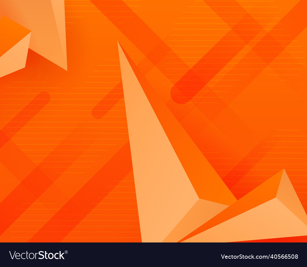 Composition of an orange shade with a gradient