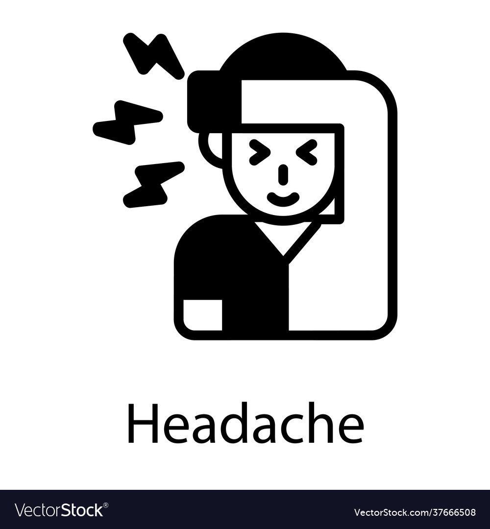 Headache Royalty Free Vector Image - VectorStock