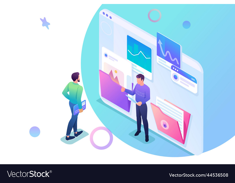 Isometric collecting and sending data