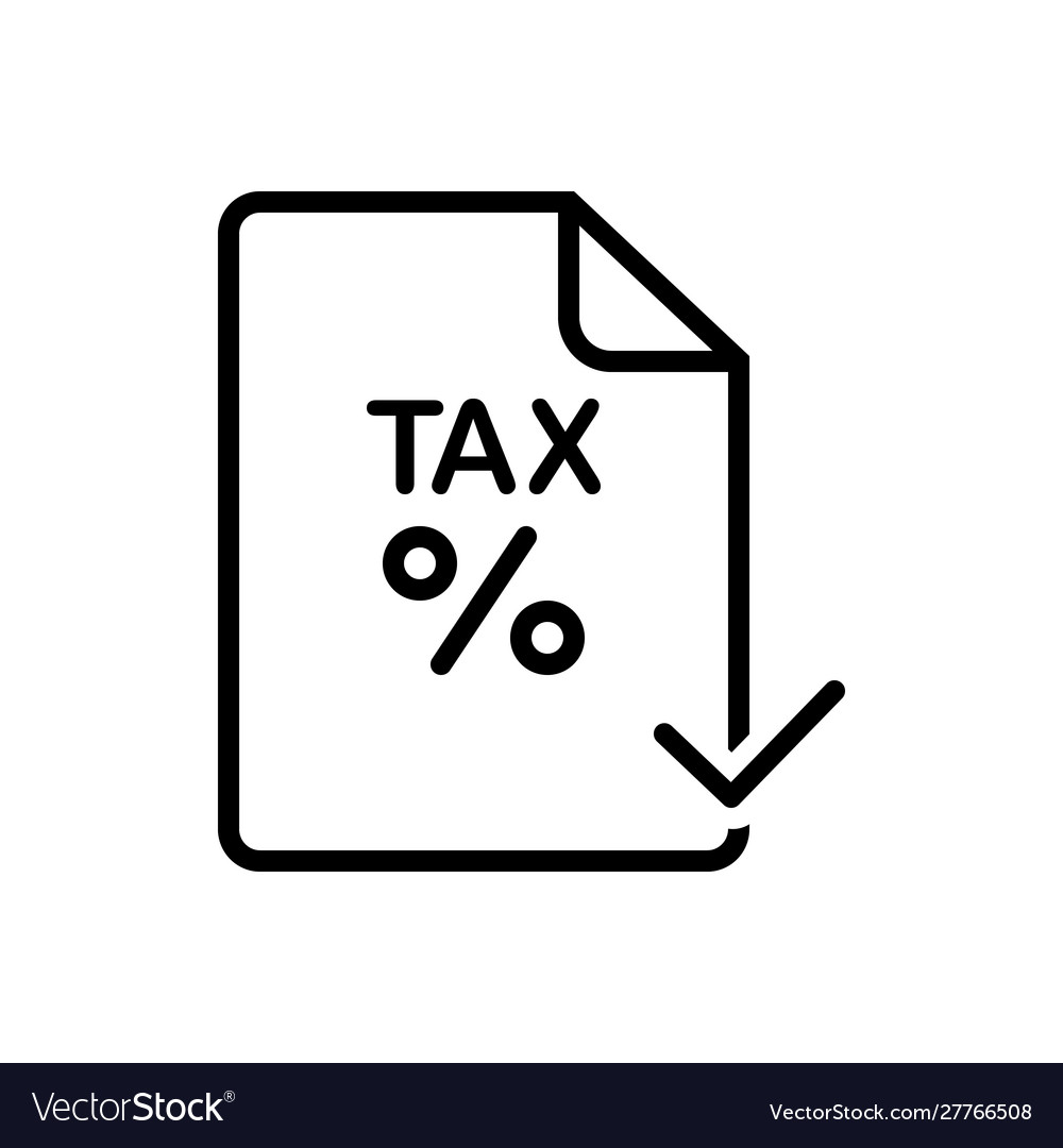 Tax Royalty Free Vector Image - VectorStock