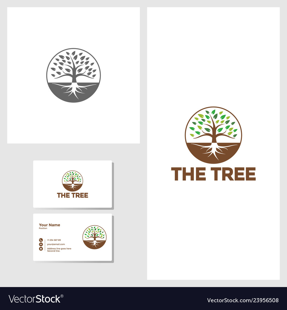 Tree Icon Set - Natural Elements