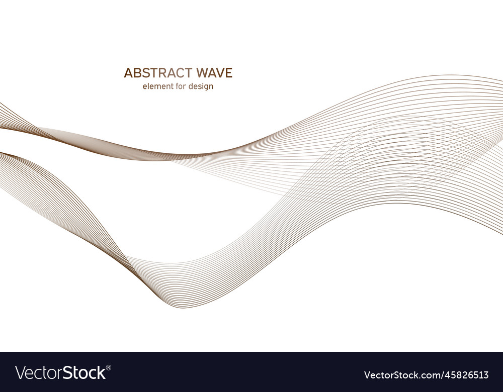 Abstract colorful wave element for design vector image Abstract colorful wave element for design