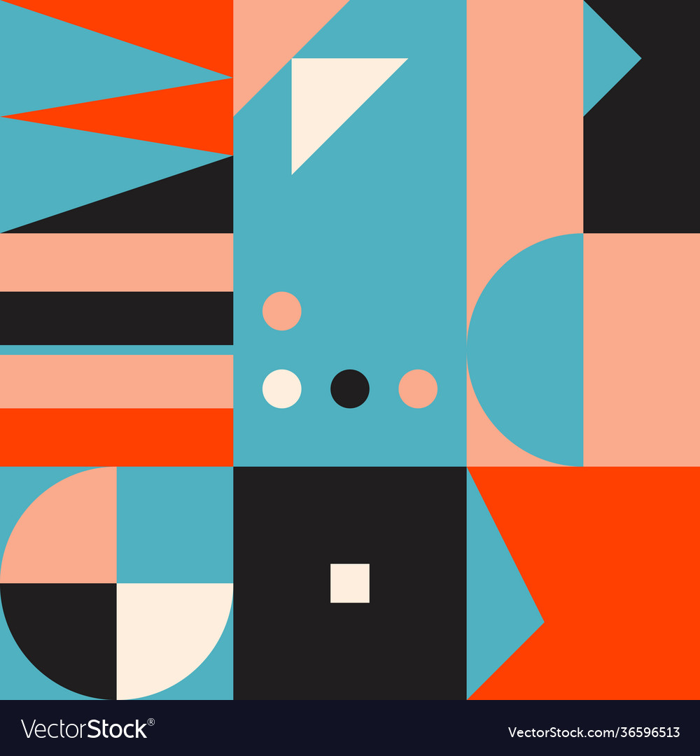 Abstract repetitive pattern design vector image Abstract repetitive pattern design