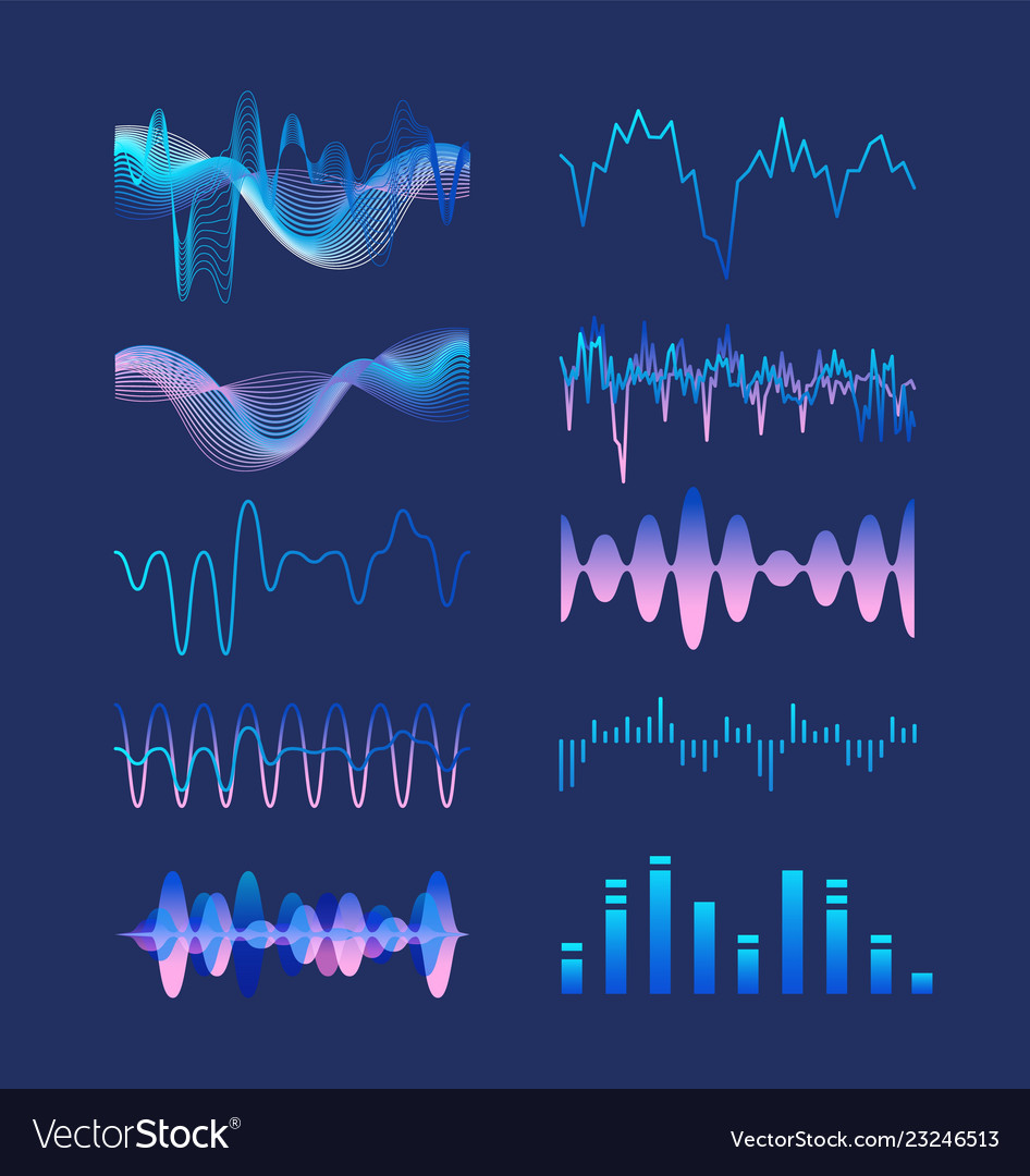 Colorful Sound Wave Patterns
