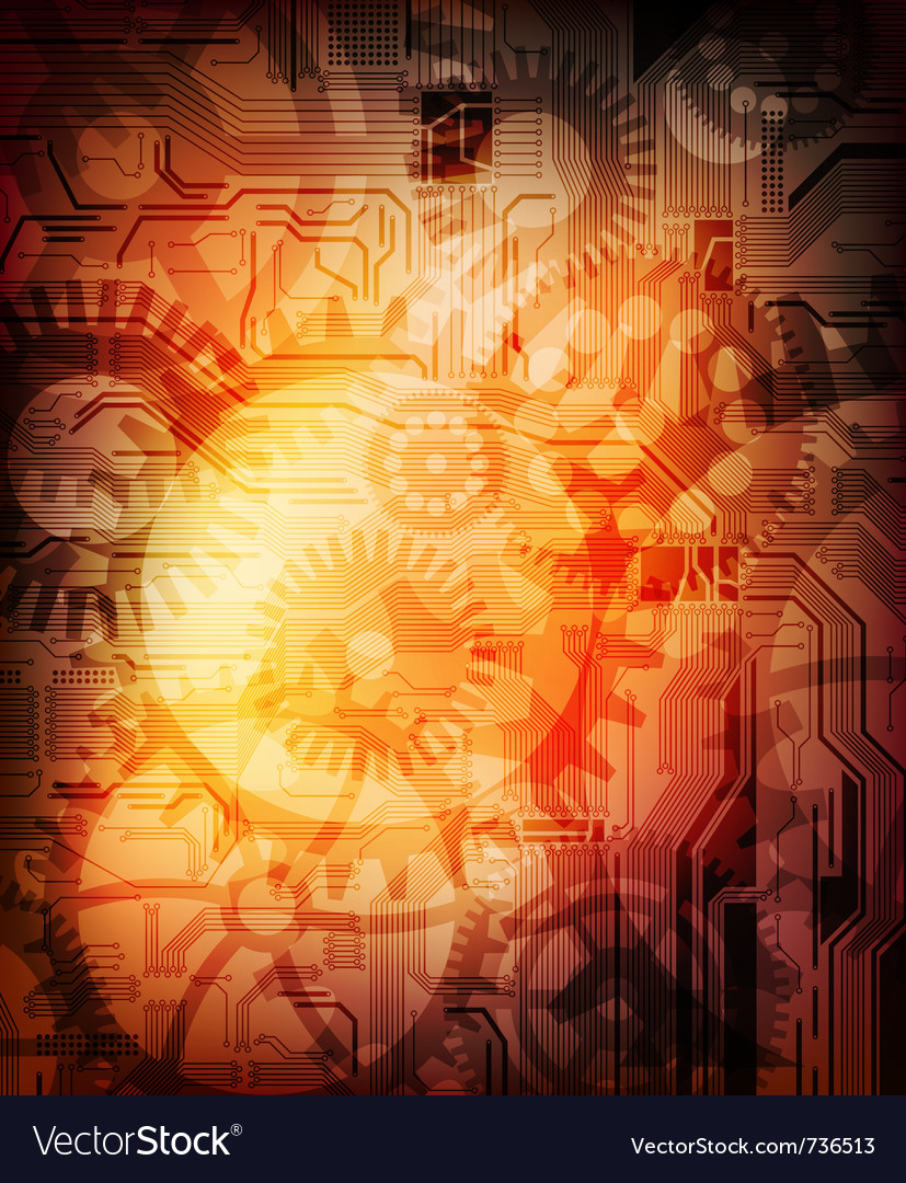 Complex Circuit Board Background