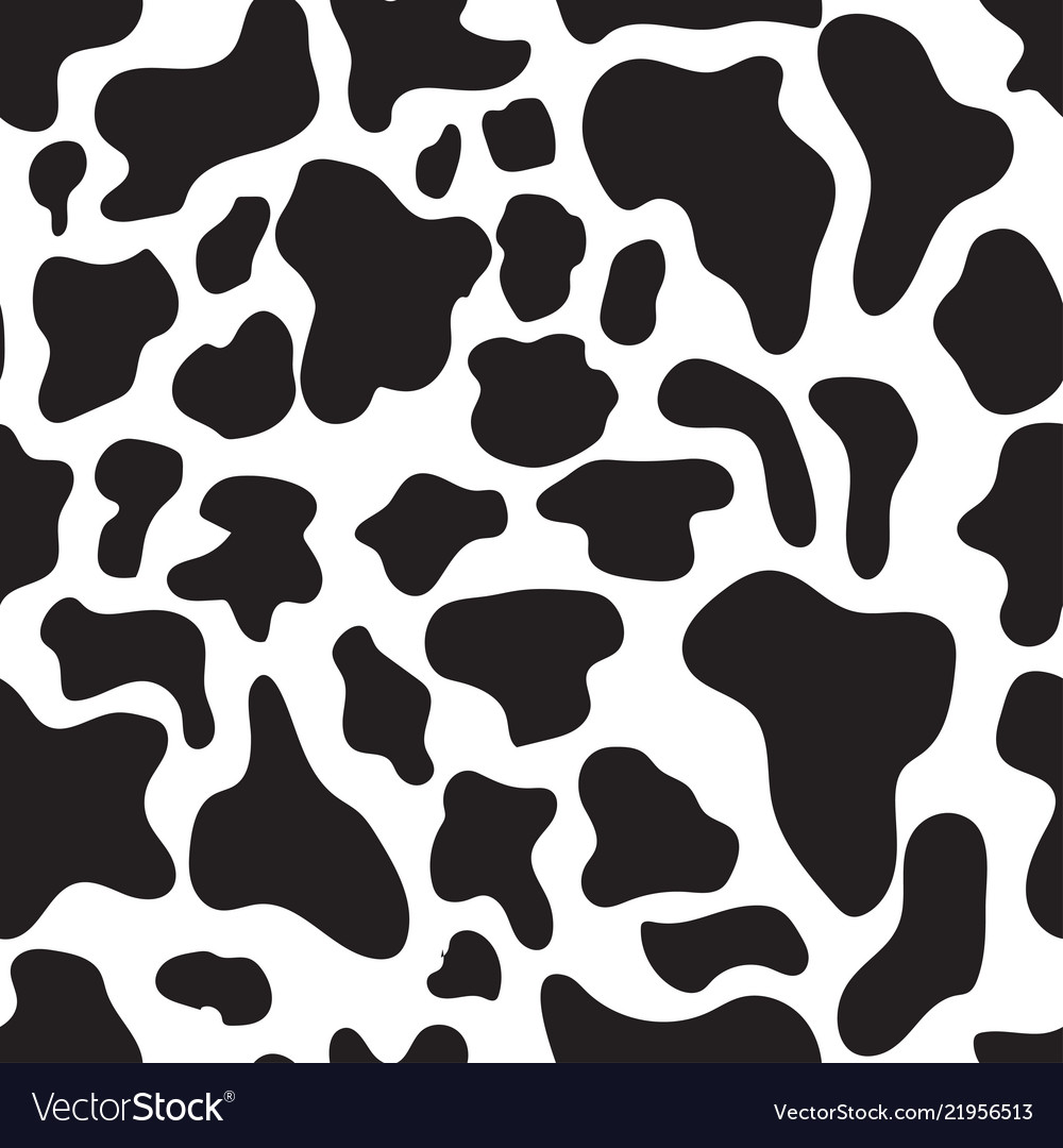 Cow Spots Nahtlose Textur