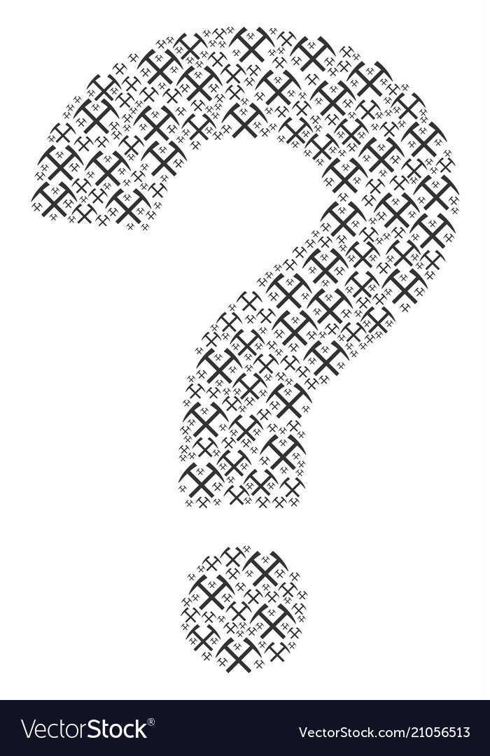 Faq shape of mining hammers icons
