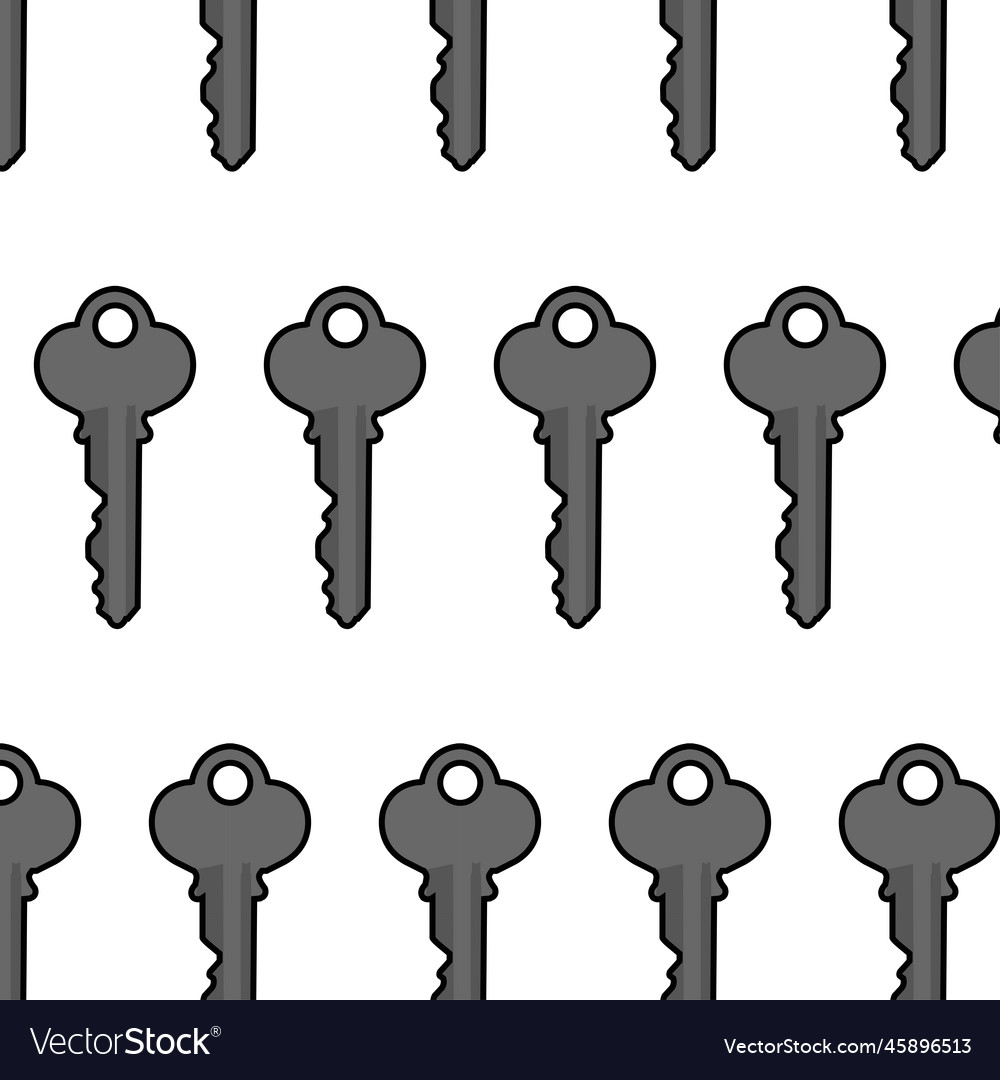 Key pattern vector image Key pattern