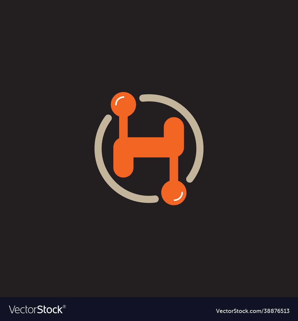 Letter h - initial or logo design element icon