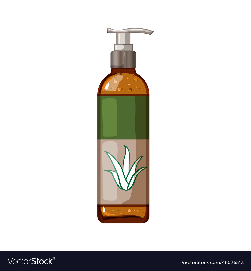 Medizin aloe vera kosmetische Cartoon