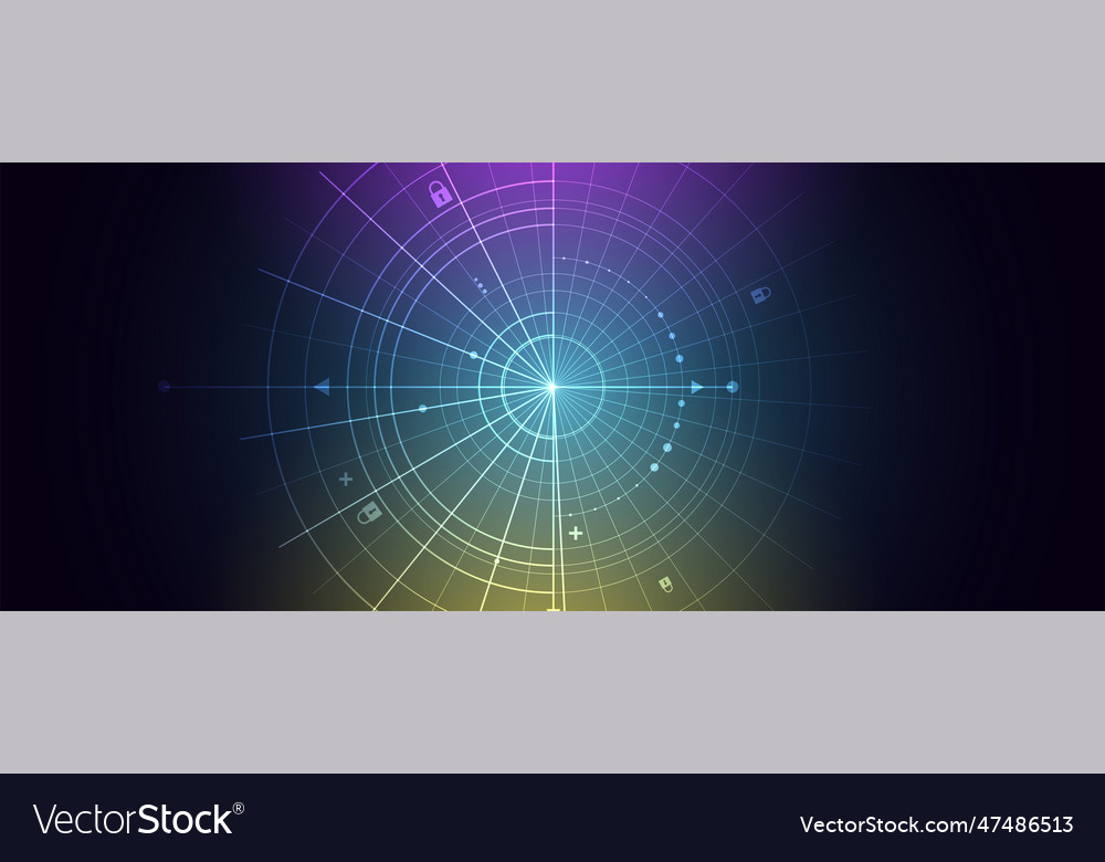 Quantum Verarbeitung Deep Learning künstlich vector image Quantum Verarbeitung Deep Learning künstlich
