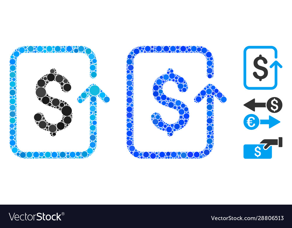 Reverse transaction composition icon circle