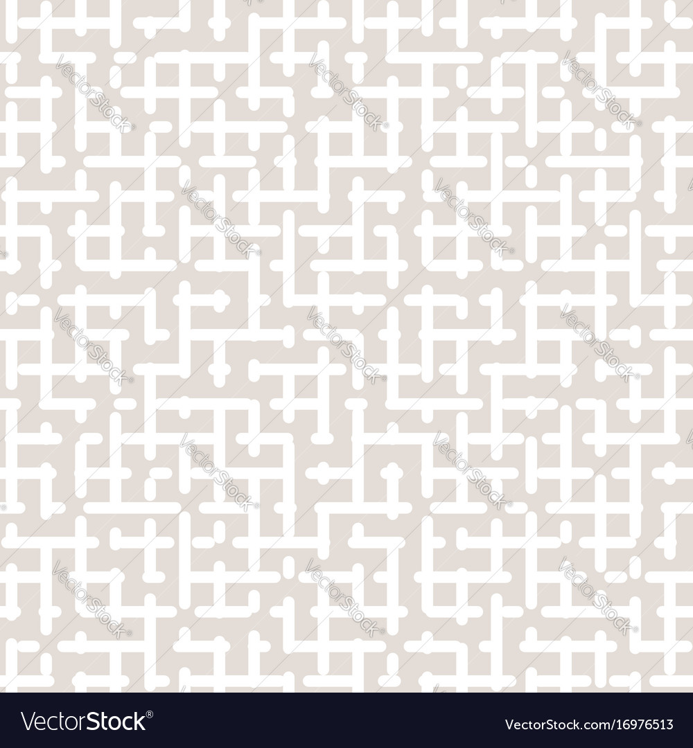 Seamless pattern of maze geometric texture