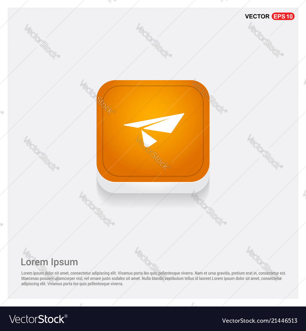 Send Button - Orange Abstract