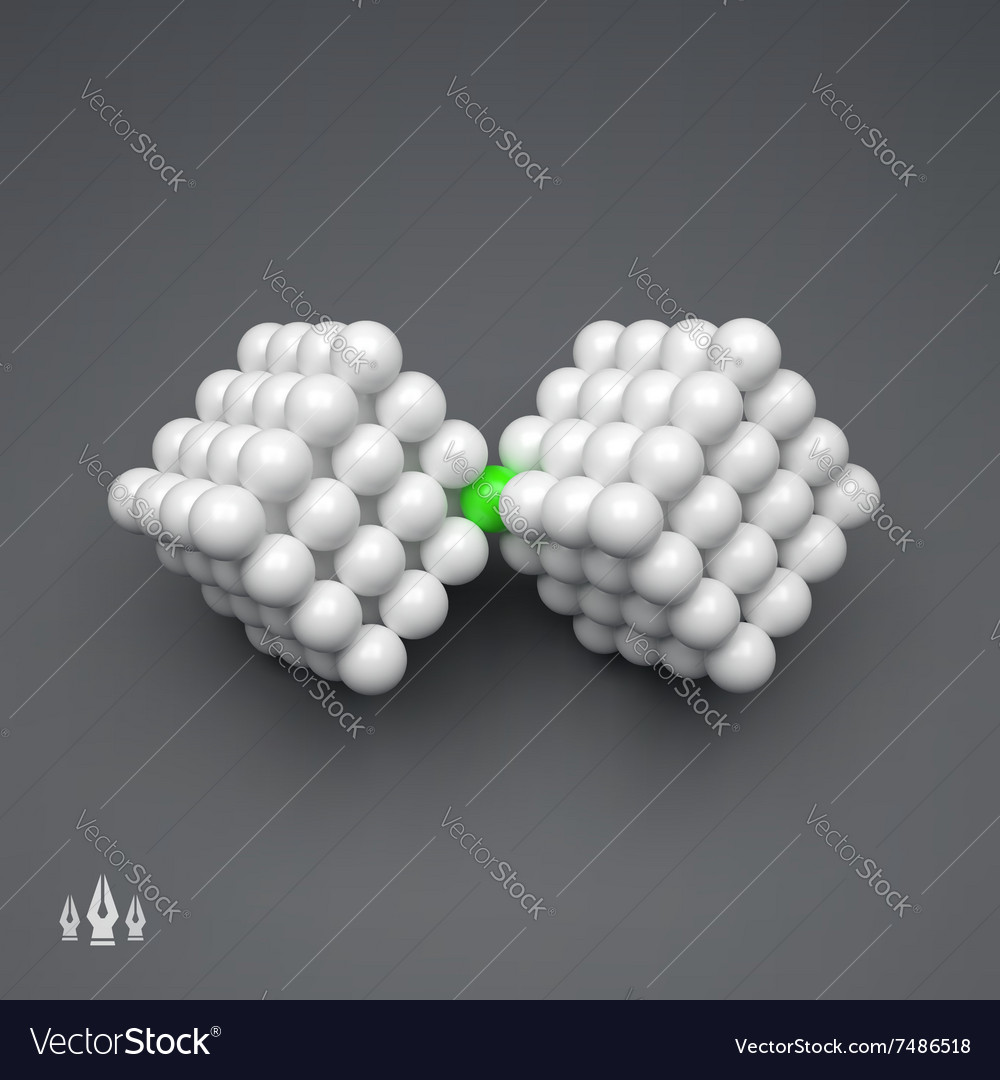 3D Network Connection Concept