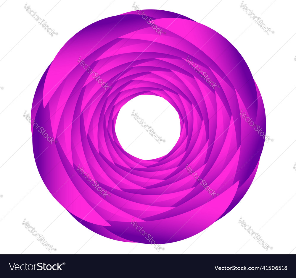 Abstract geometric circle ring design element vector image Abstract geometric circle ring design element