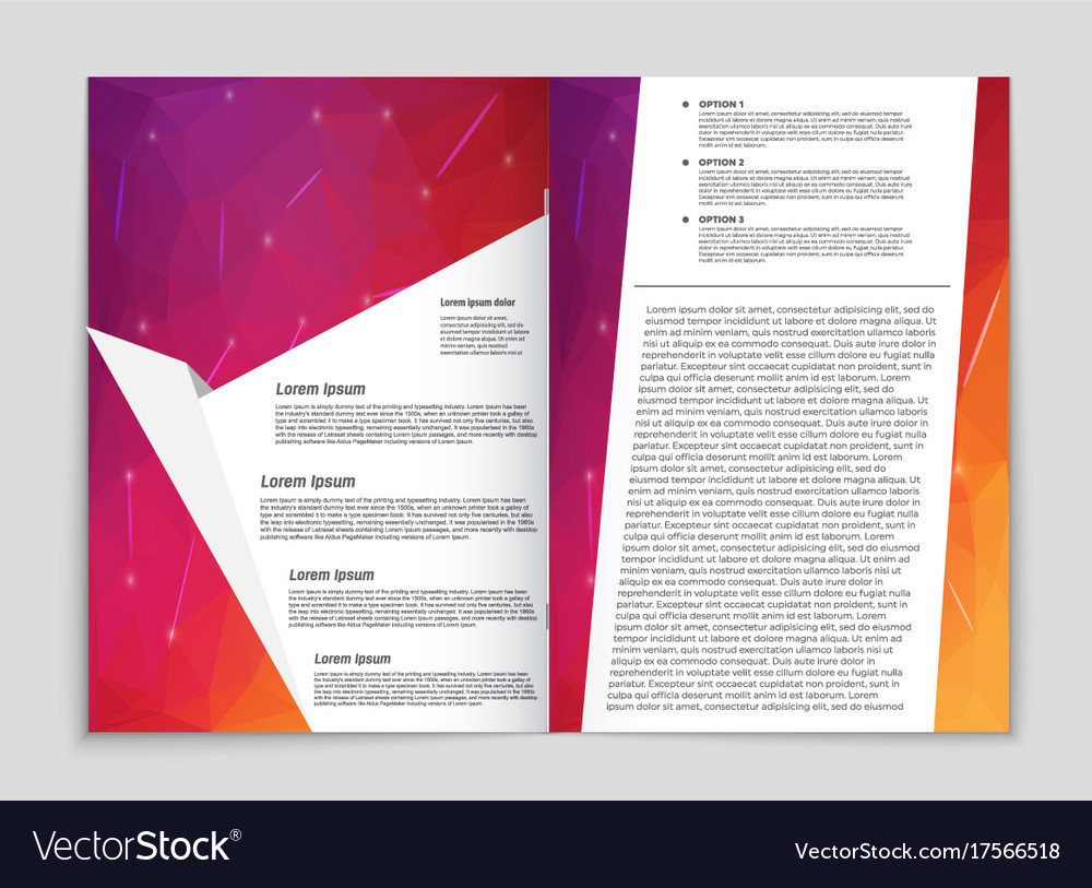Abstract layout background set for art