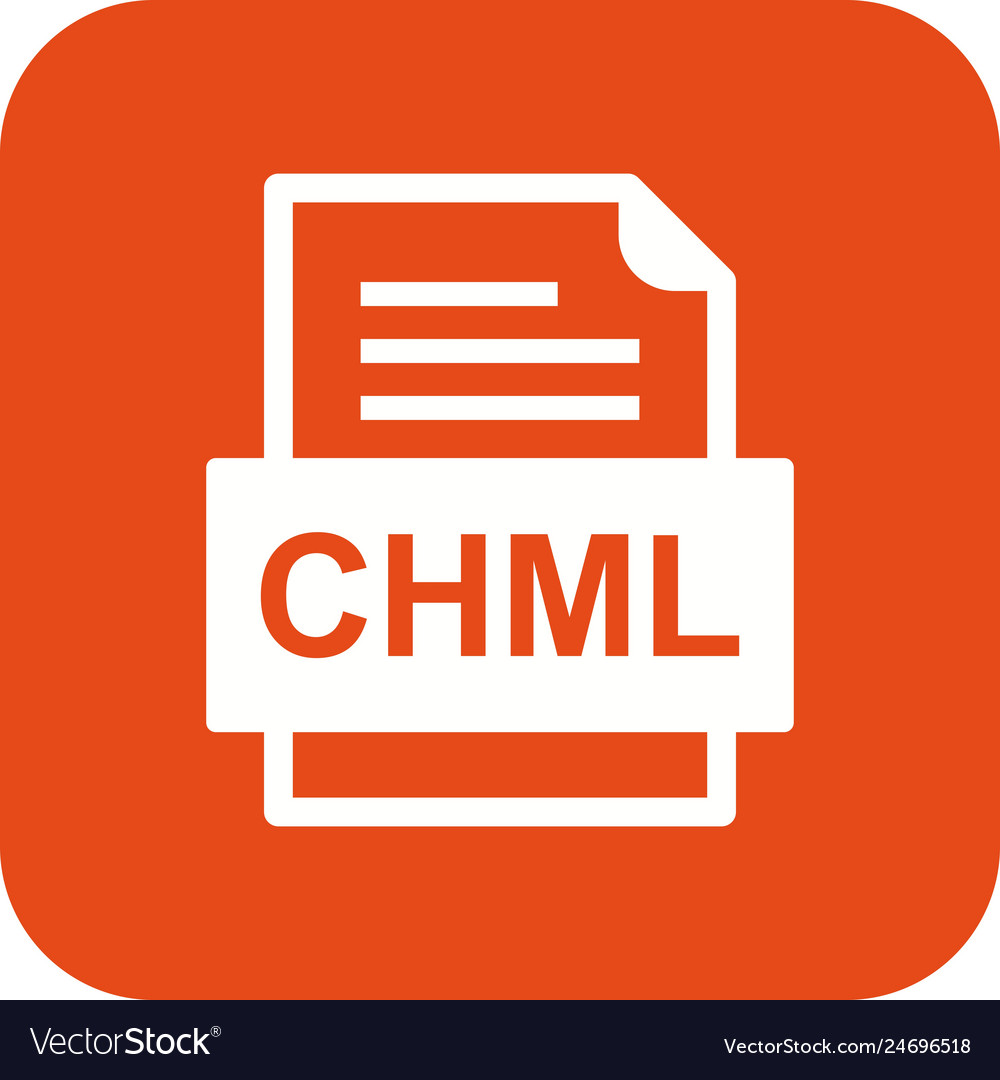 Chml file document icon