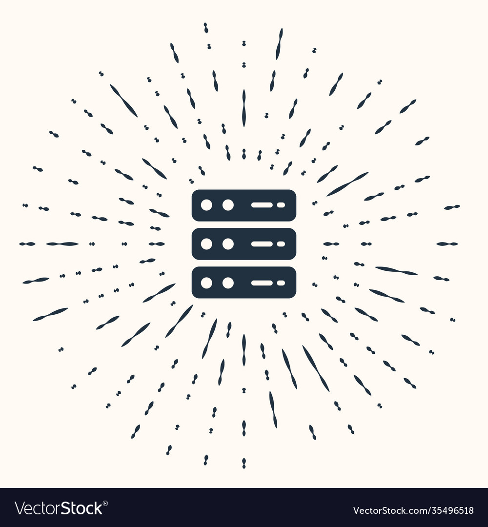 Grey server data web hosting icon isolated Vector Image Grey server data web hosting icon isolated