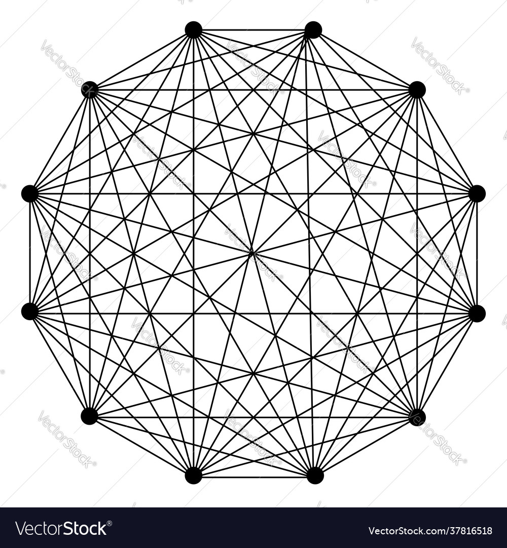 Verriegelungs-Verbindung Polygon-Formelement vector image Verriegelungs-Verbindung Polygon-Formelement
