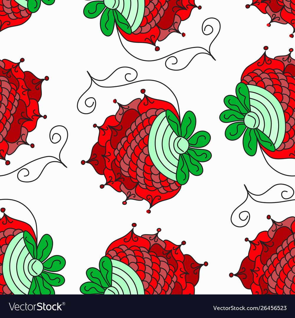 Berry abstract pattern background Vector Image Berry abstract pattern background
