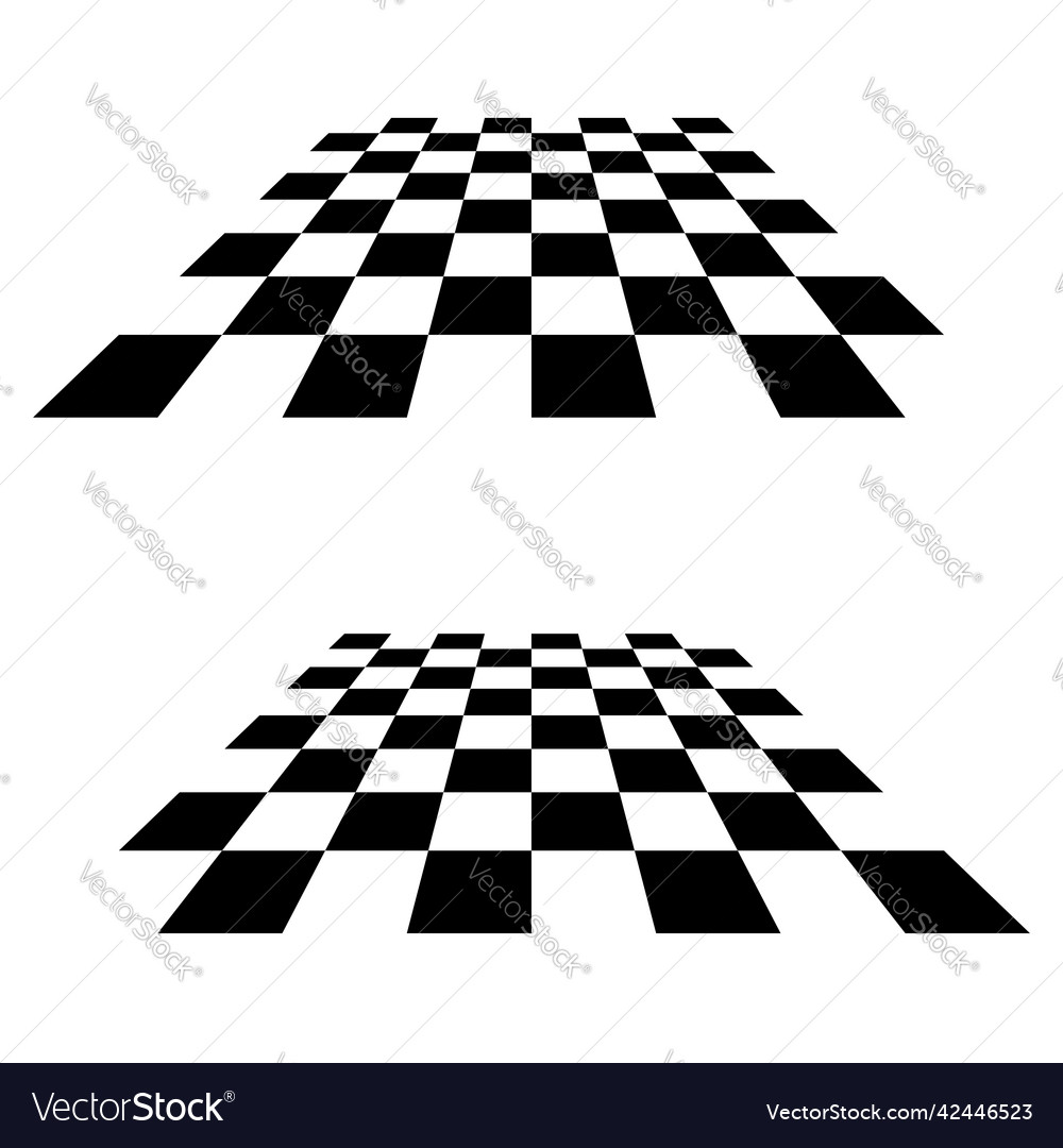 Chess checkerboard squares textured element vector image Chess checkerboard squares textured element