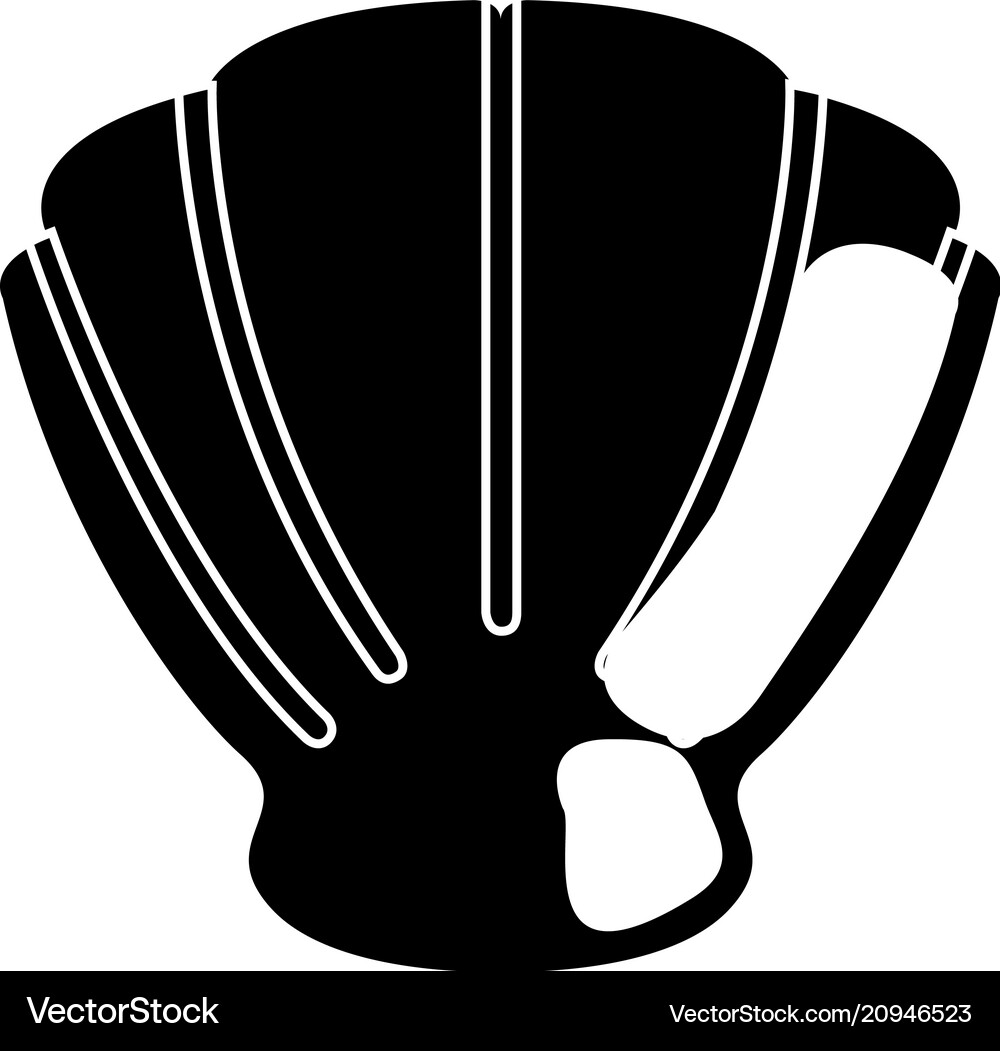 Isolated seashell icon Royalty Free Vector Image
