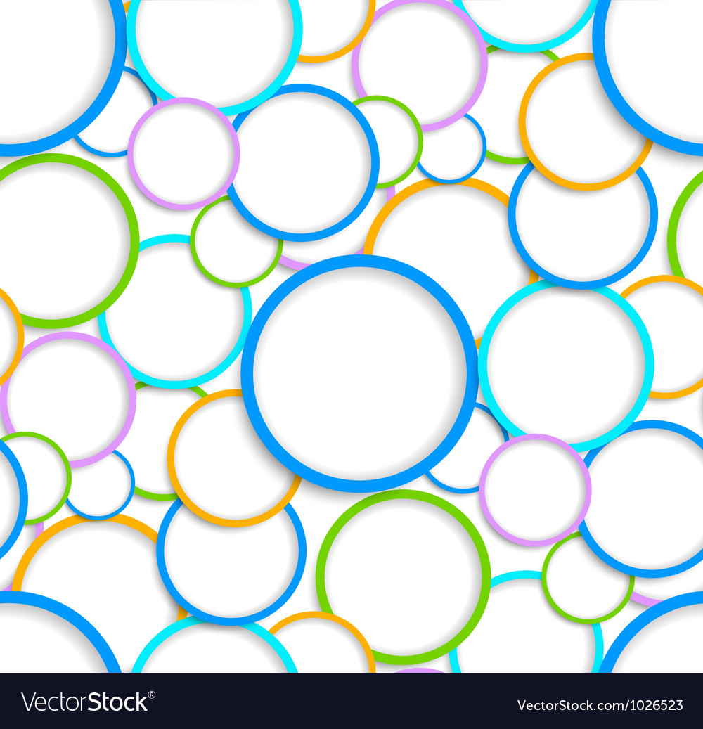 Seamless pattern with circles