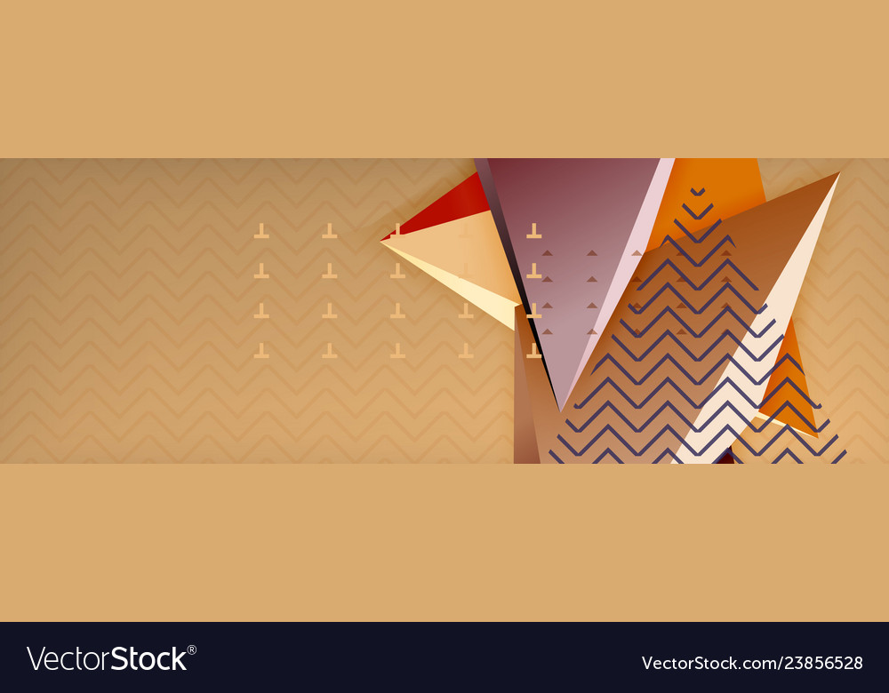 3d triangular shapes abstract background