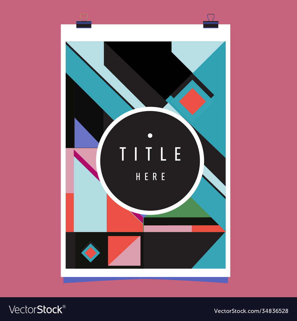 Abstract colorful geometric pattern background