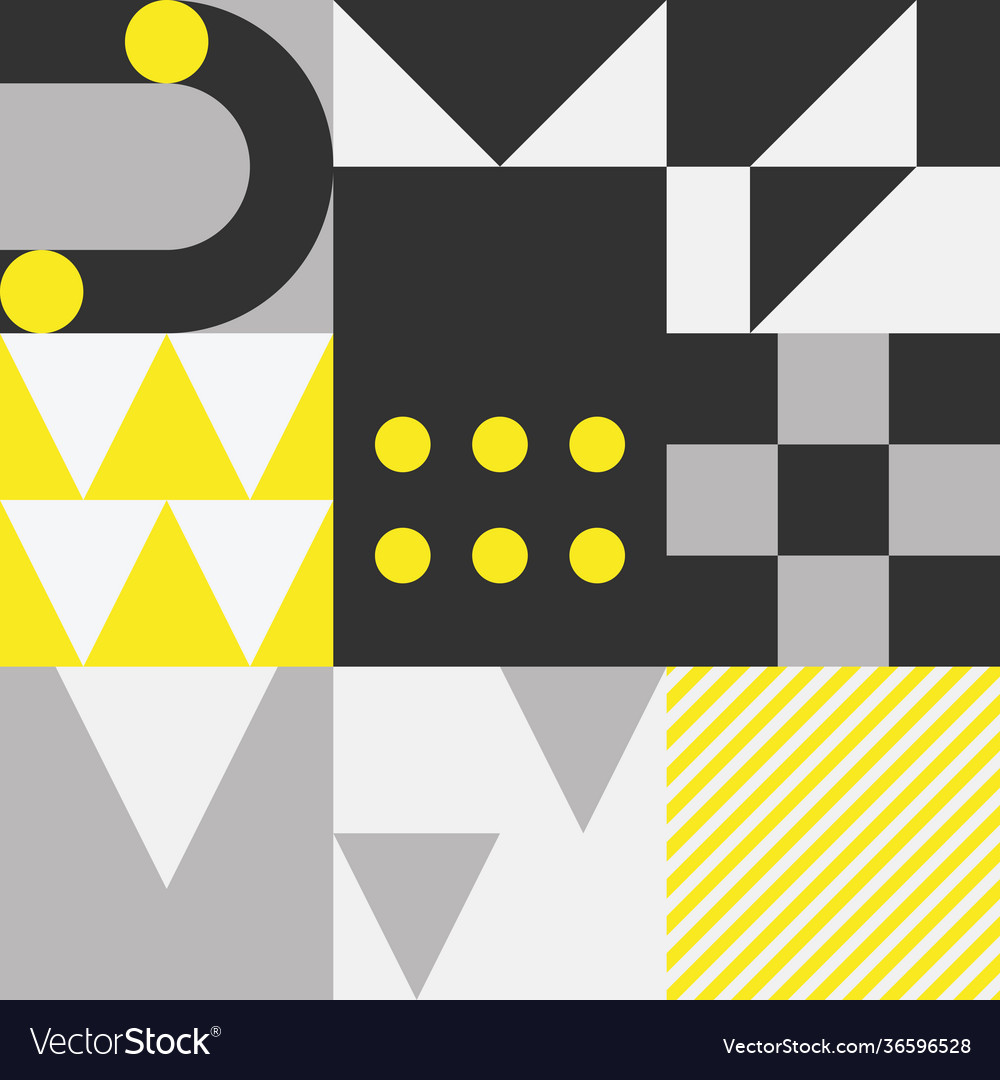 Abstract pattern design elements vector image Abstract pattern design elements