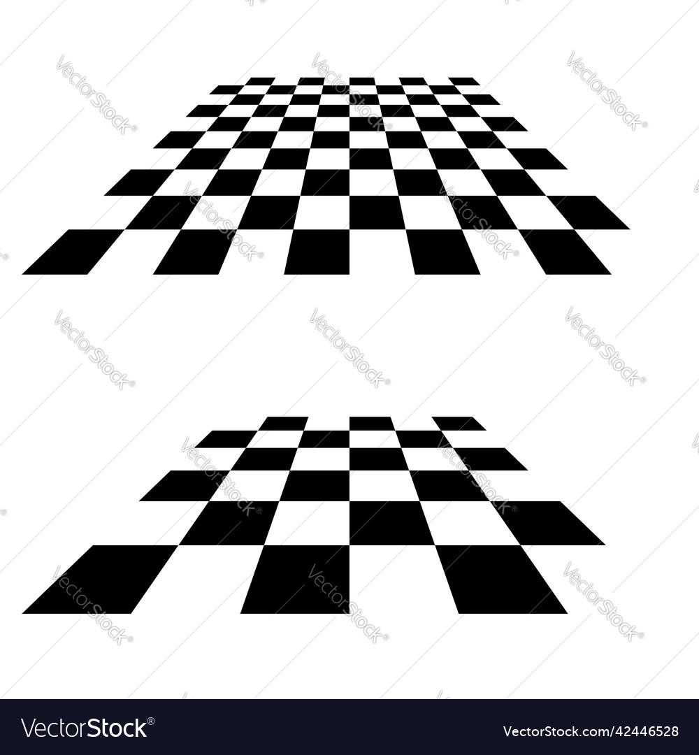 Chess checkerboard squares textured element vector image Chess checkerboard squares textured element