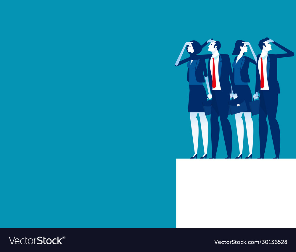 Company economy toward decline stock concept Vector Image