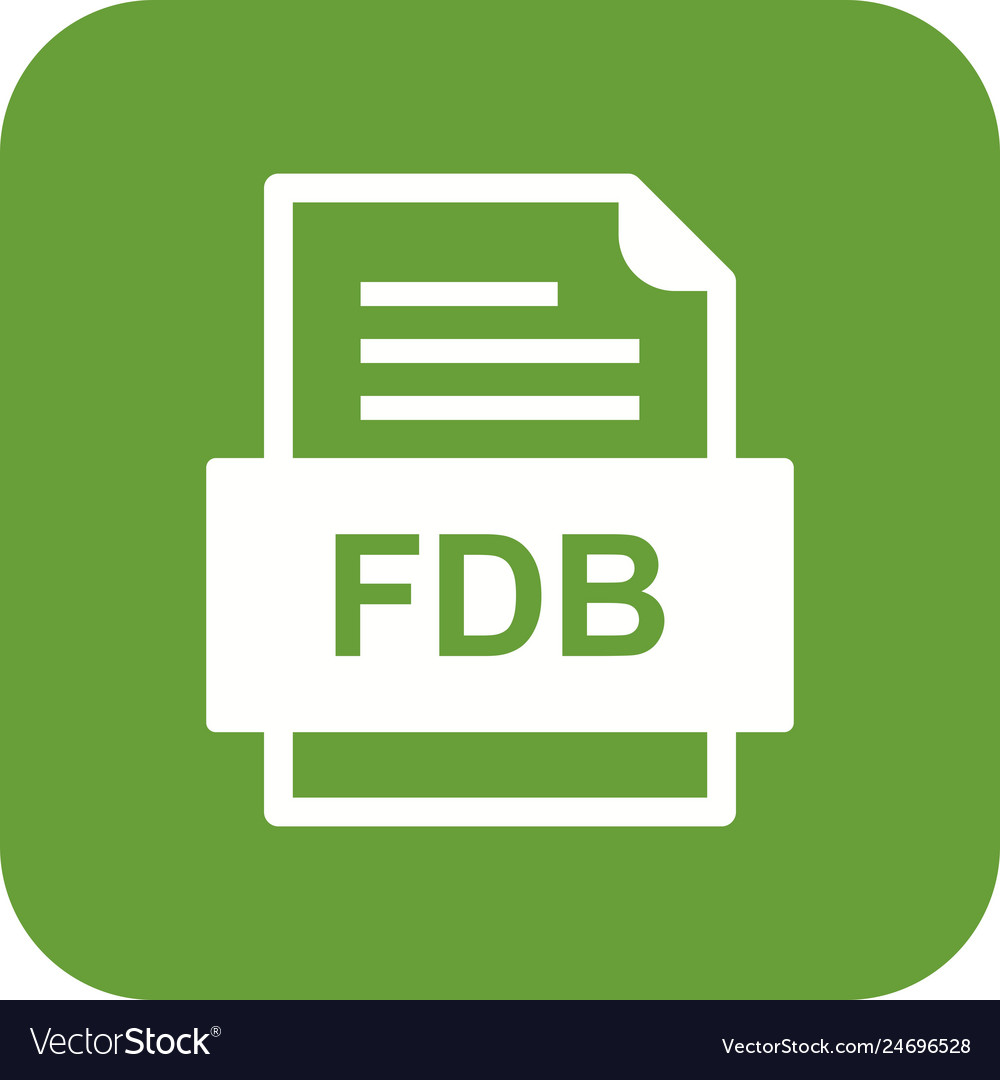 Fdb file document icon
