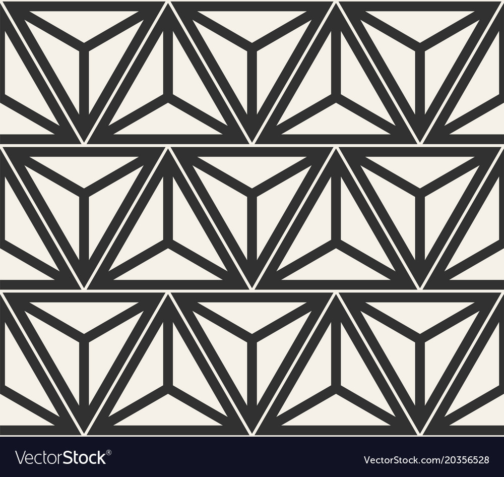 Geometric Triangle Pattern