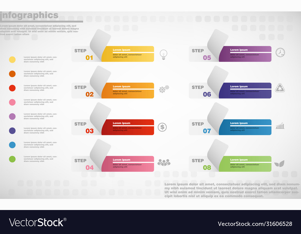 Infographics design and business marketing icons