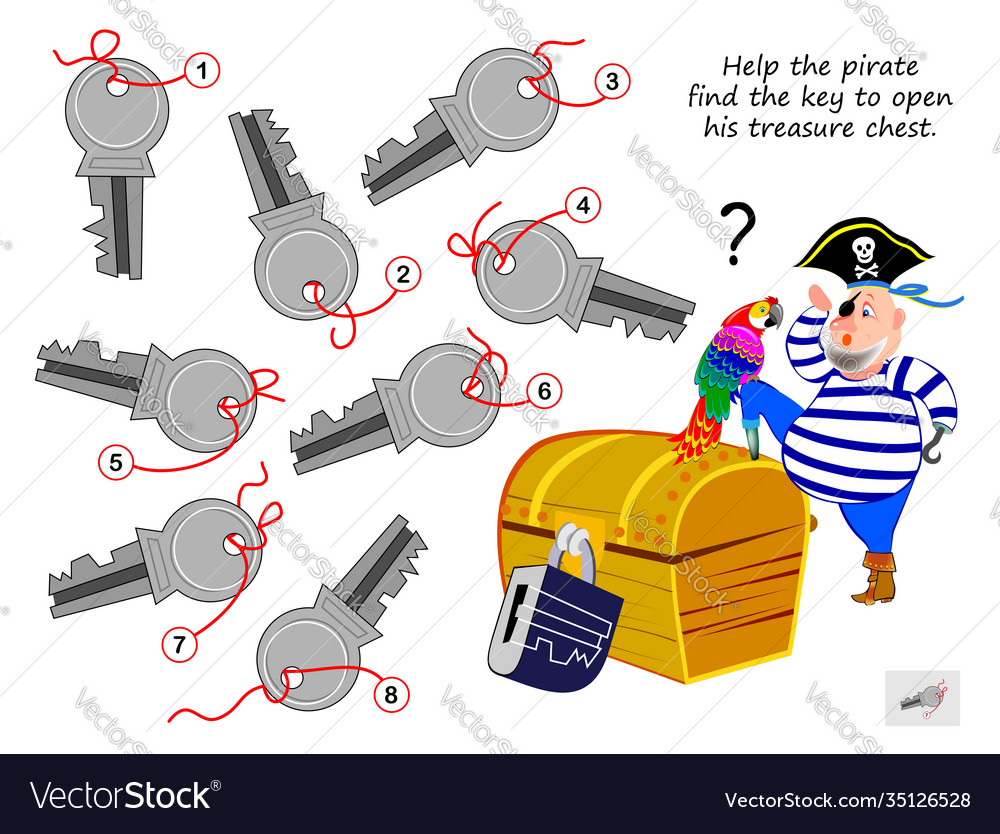 Logic puzzle game for children and adults help Vector Image